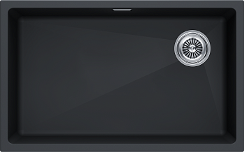 Кухонная мойка Paulmark LUMI 74UNI-SKEW LU74SK-AN 74х46 цвет антрацит